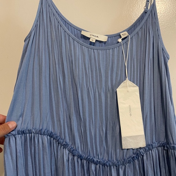 Vince Maxi Blue Maxi Dress - Picture 7 of 9